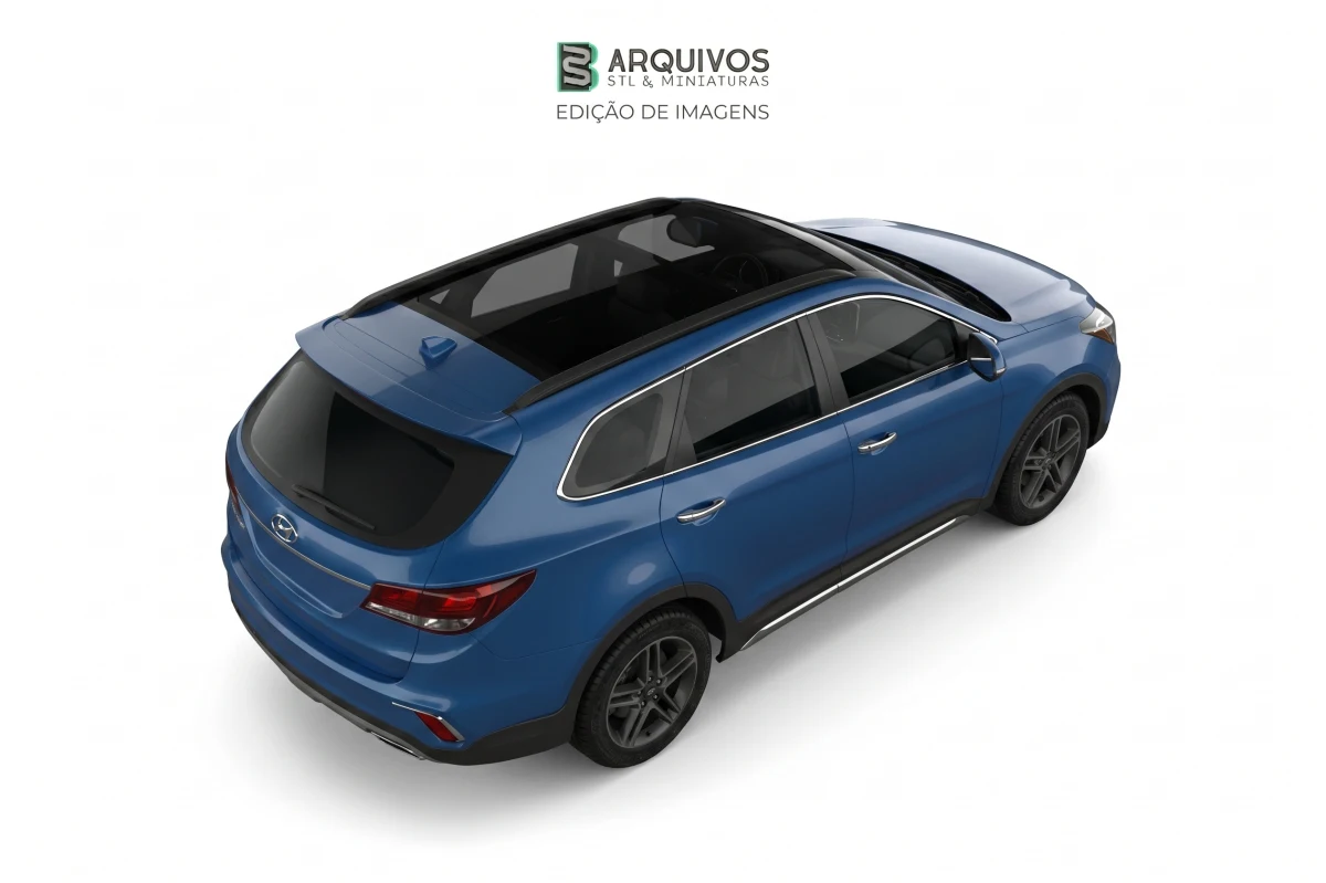 Modelo 3D STL - Hyundai Santa Fe (DM) 2020 — foto 2